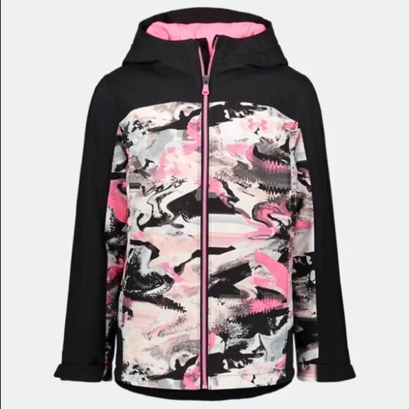 Under Armour Treetop Jacket in Black/Cerise - Picture 1 of 11